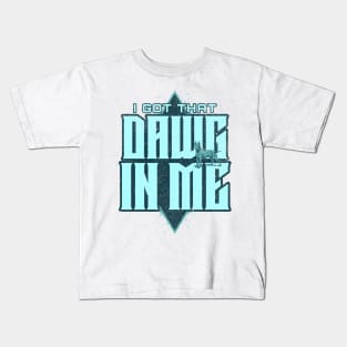 I Got That Dawg In Me Light Blue Kids T-Shirt